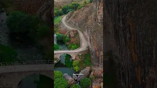 19th century Tangu Bridge. Armenia.  Թանգու կամուրջ: Мост Тангу. Tangu kamurj.