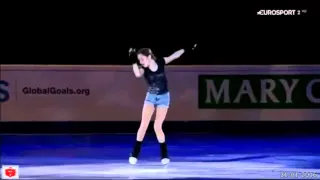 Evgenia Medvedeva (Rus) Bratislava Campionati Europei 2016 Galà Finale 31-01-2016