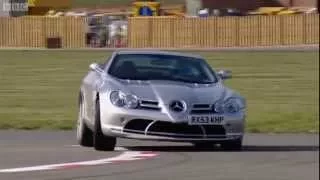 Stig McLaren SLR Power Lap - The Stig - Top Gear - BBC