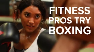 Fitness Pros Try Boxing