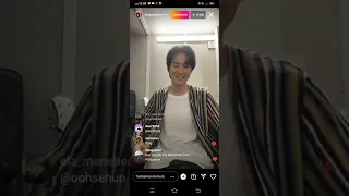 suho live Instagram