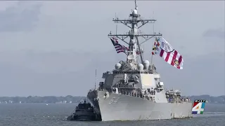 USS Carney will return to Naval Station Mayport Sunday morning after 7 month deployment