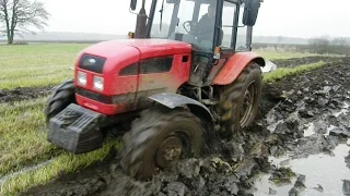 Extreme ploughing Belarus Mtz 952.3