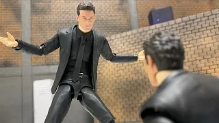 stop motion Peter Parker vs Harry Osborn - House FightScene - Spider-Man 3 (2007)