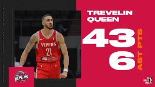 Trevelin Queen Ties Career-High 43 PTS Highlights vs. Oklahoma City Blue