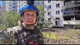Дмитро Комаров показав відео з деокупованої Балаклії Харківської області
