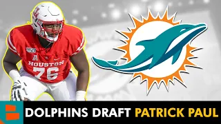 Miami Dolphins Select Patrick Paul In 2nd Round Of 2024 NFL Draft - INSTANT REACTION