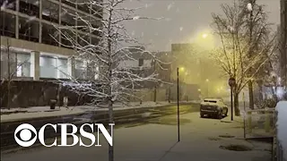 Winter storm hits mid-Atlantic and Northeast states