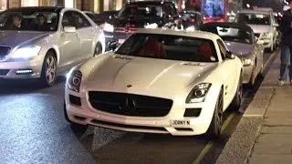 LOUDEST Mercedes SLS AMG EVER! W/Supersprint Straight Pipes! CRAZY Accelerations
