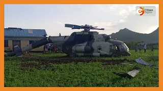 Two choppers separately crash in Wajir county