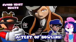 Sword Heart REACTS To SMG4: Stupid Mario Bowling