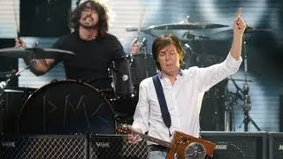 Paul McCartney & Nirvana Reunion 'Cut Me Some Slack' at 12-12-12 Sandy Concert