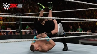 WWE 2K15 Money In The Bank 2015 - John Cena vs Kevin Owens - Champion vs Champion Highlights!