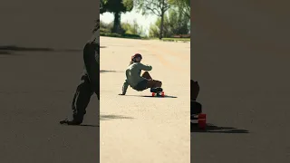 How to slow down a longboard in style!