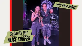 Alice Cooper - School's Out (Drum Cover / Drummer Cam) LIVE by Glen Sobel & 50+ Drummers   #Shorts