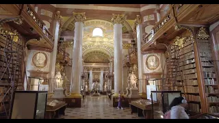 The Austrian National Library or Österreichische Nationalbibliothek. - Vienna Austria - ECTV