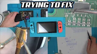 Trying to FIX a Down & Out NINTENDO SWITCH