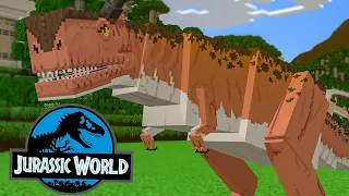 MINECRAFT JURASSIC WORLD #2 - UCIECZKA GROŹNEGO DINOZAURA Z PARKU