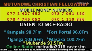 MCF: Thursday Afternoon Service with Pastor Tom Mugerwa 15-July-2021