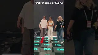 🇨🇾 A snippet from the first rehearsal of Cyprus (Silia Kapsis - Liar) | Eurovision 2024