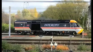 NEW livery for HST power car, 43049, Crewe, 10th November 2021