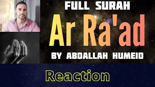 Surah Ar-Rad By Abdallah Humeid (FULL SURAH) Reaction