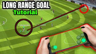 How to Score Long Range Drive goals | Score Beautiful Curve Shots In eFootball 2022 Mobile