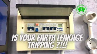 Earth Leakage Tripping