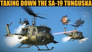 Combat: How To Beat SACLOS SAMs (Tunguska) With Helicopters | DCS WORLD