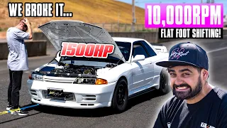 1500HP R32 GTR! RB28 Sequential Shifting at 10,000RPM is PURE INSANITY!!