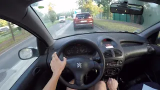 Peugeot 206 1.1i (1999) - POV Drive