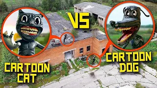 Un dron capta a un CARTOON DOG atacando a un CARTOON CAT! **CARTOON DOG existe**