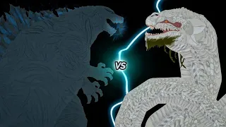 [DC2] Godzilla Earth vs The World Serpent ( Jormugandr ) | ANIMATION