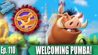 WELCOMING PUMBA AND STARTING THE LION KING EVENT! - Disney Magic Kingdoms Gameplay - Ep. 110