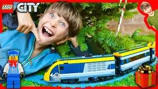 LEGO CITY TRAIN CRASH on our CHRISTMAS TREE!