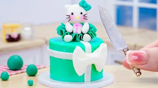 Wonderful Sweet Miniature Hello Kitty Cake Decorating 🍰 Best Fruit Cake Recipe By Mini Tasty