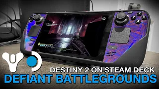 Destiny 2 Lightfall on Steam Deck: Defiant Battlegrounds! (Gameplay)