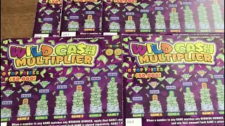 Wild Cash Multiplier Pennsylvania Lottery Scratch Off $3