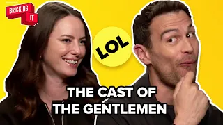 The Gentlemen Interview with Theo James, Kaya Scodelario, Ray Winstone & Daniel Ings | Bricking It