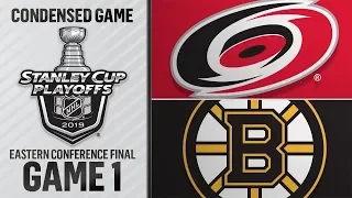 NHL 19 PS4. 2019 STANLEY CUP PLAYOFFS EAST FINAL GAME 1: HURRICANES VS BRUINS. 05.09.2019. (NBCSN) !