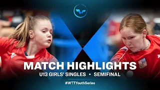 Leana Hochart vs Veronika Polakova | WTT Youth Contender Havirov | U13 GS SF