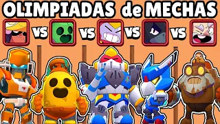 CUAL ES EL MEJOR MECHA BRAWLER? | OLIMPIADAS de MECHAS BRAWL STARS