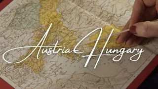 ASMR History: The many languages of Austria-Hungary (soft spoken, map tracing)