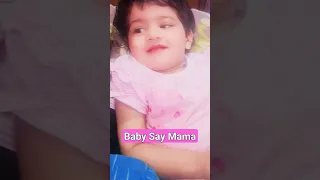 Baby say Mama.Cute baby lovely moments #viral #cute #cutebaby #babysaysmumma #baby #babycallmama