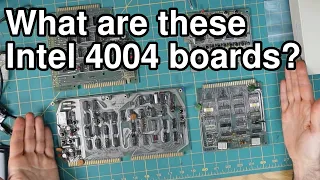 Mysterious Intel 4004 CPU board collection!