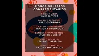 Amor - odio | Los signos opuestos y complementarios