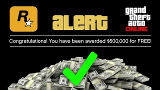 Rockstar Games to Award FREE MONEY $500,000 Just By Doing ONE SIMPLE Thing In GTA Online