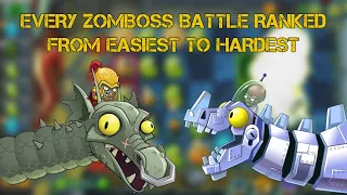 Every Zomboss Battle Ranked From EASIEST to HARDEST | Plants VS Zombies 2