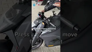 Watch this video to know how you can engage the reverse gear in #UltravioletteF77 #bike #bikes #f77