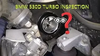BMW 530D E39 Turbo Intake turbine inspection